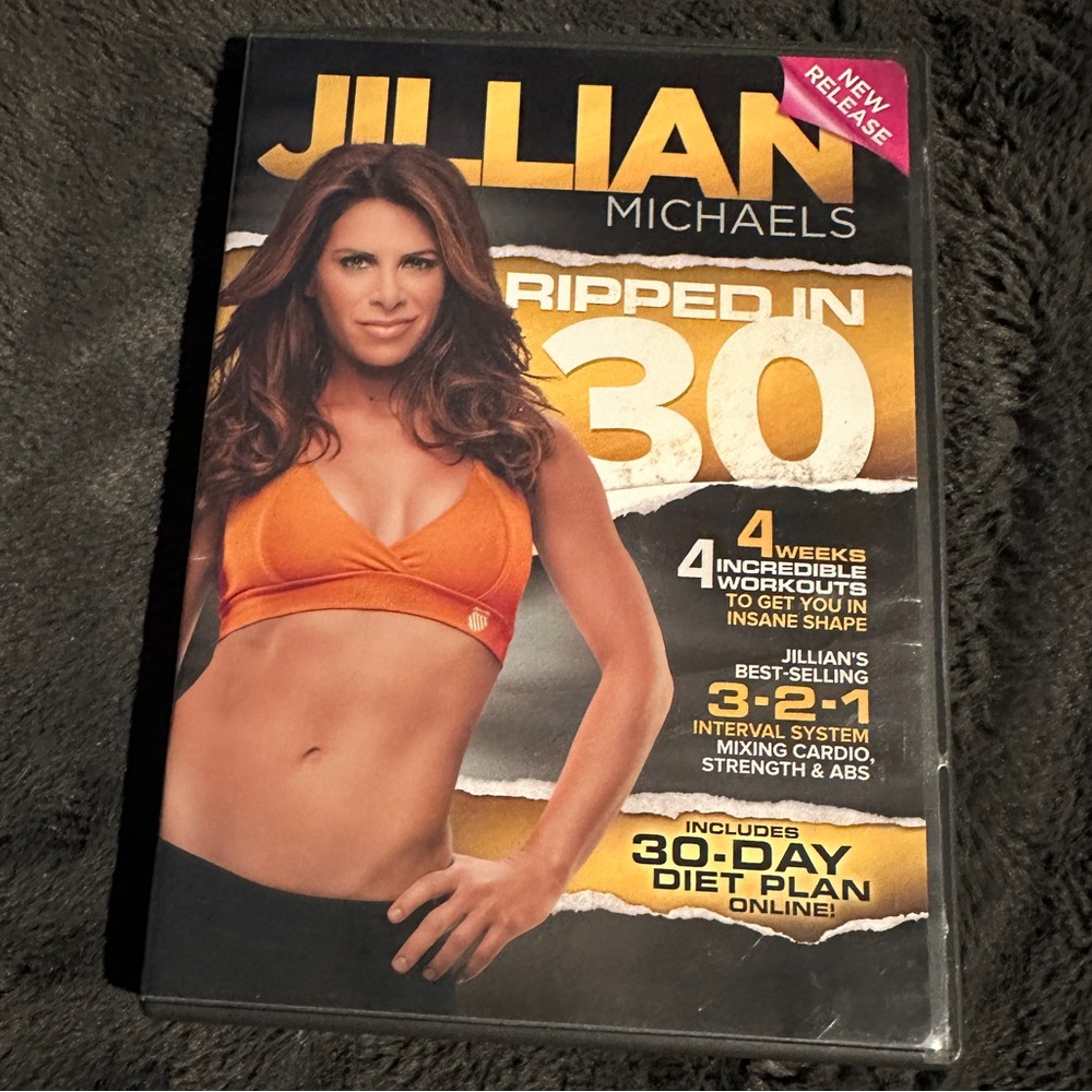 Jillian Michaels DVD - Ripped in 30. Excellent condition!
